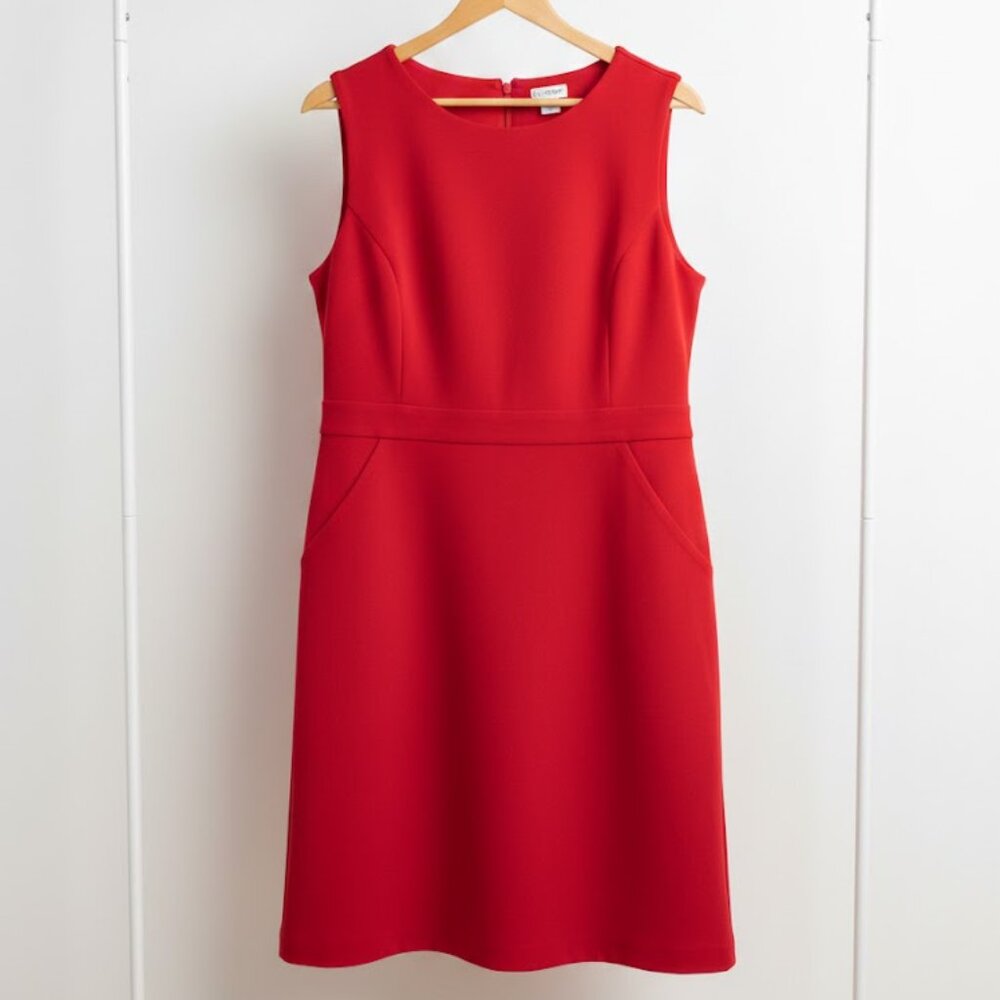 J by J. Crew Red Dress Size 18